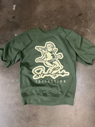 StyleGods Angel Crew - Olive\Cream