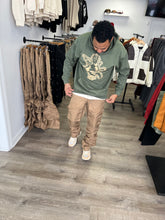 StyleGods Angel Hoodie - Olive\Tan