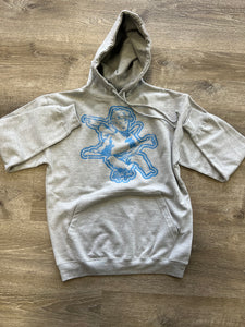 StyleGods Angel Hoodie - Grey\Columbia Blue