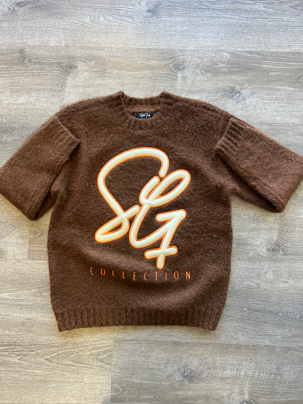 StyleGods SG Oversized Sweater - Brown\Burnt Orange