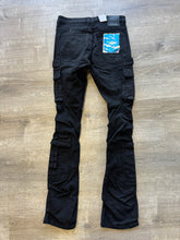 Smoke Rise Stack Cargo Denim JP24538 Black