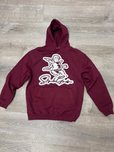 StyleGods Angel Hoodie - Maroon\White