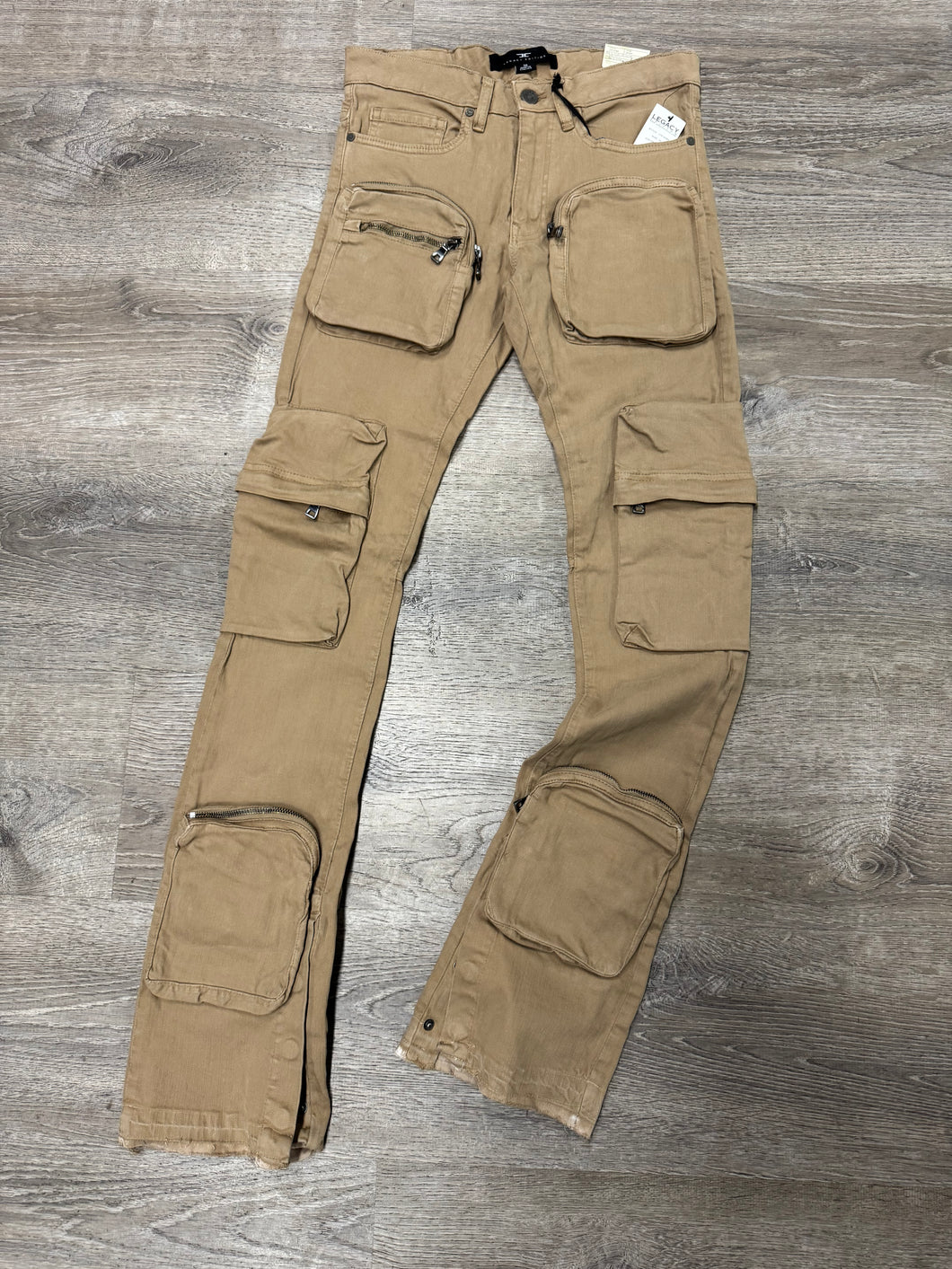 Jordan Craig - JT71278A STACKED Cargo Denim -Khaki