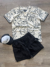 StyleGods Floral Jersey - Off White\Black