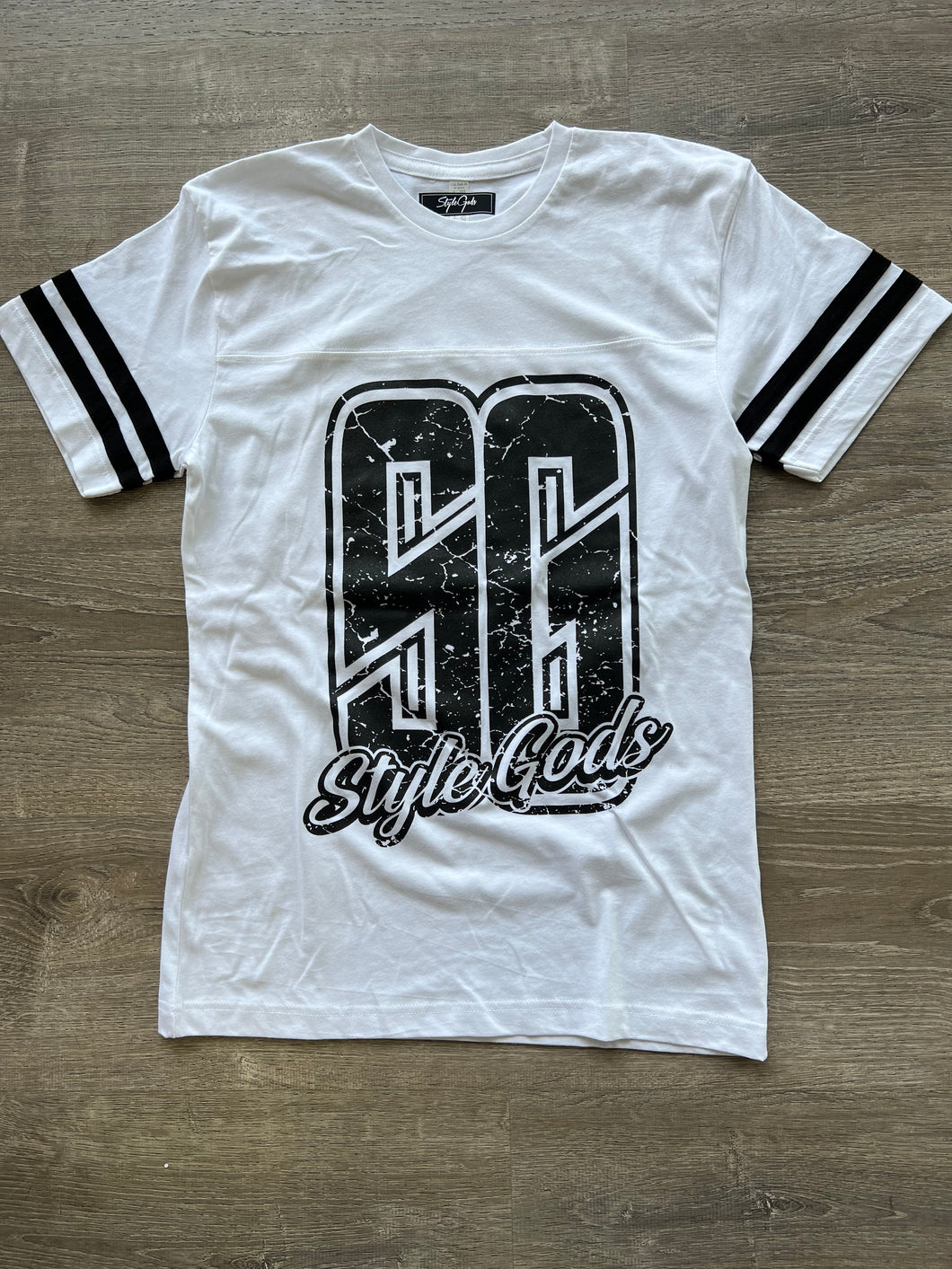 StyleGods Jersey T-Shirt - White \Black