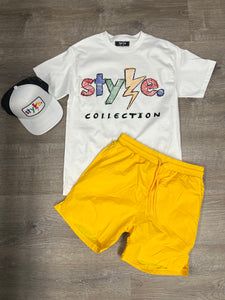 StyleGods Crayon Style Script - White\Multi