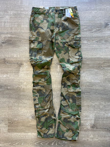 Smoke Rise Stack Cargo Denim JP24538 Wood Camo